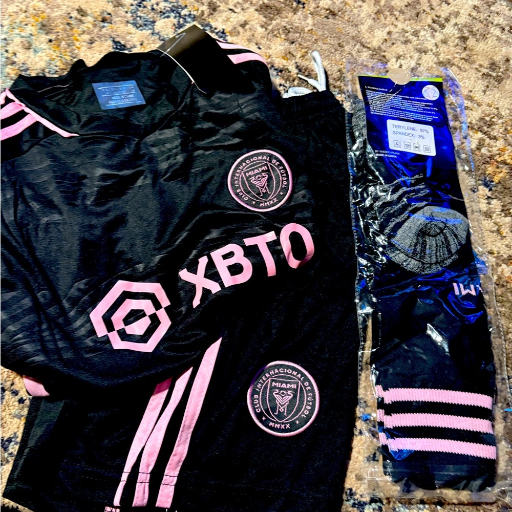 Brand new  Messi FC Miami jersey set with socks-